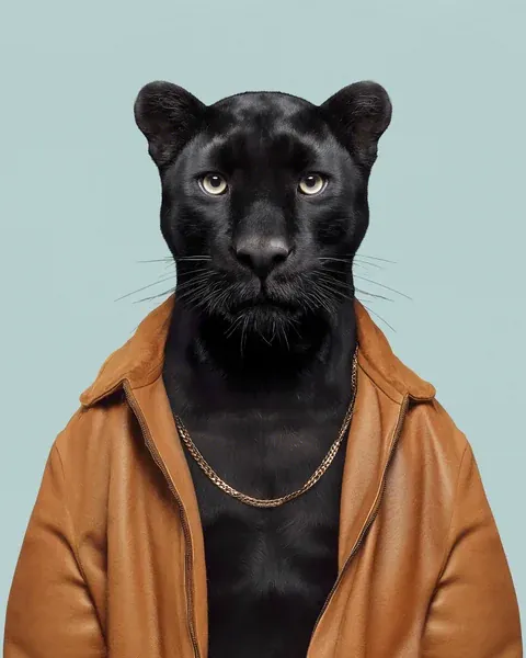 César · Black panther