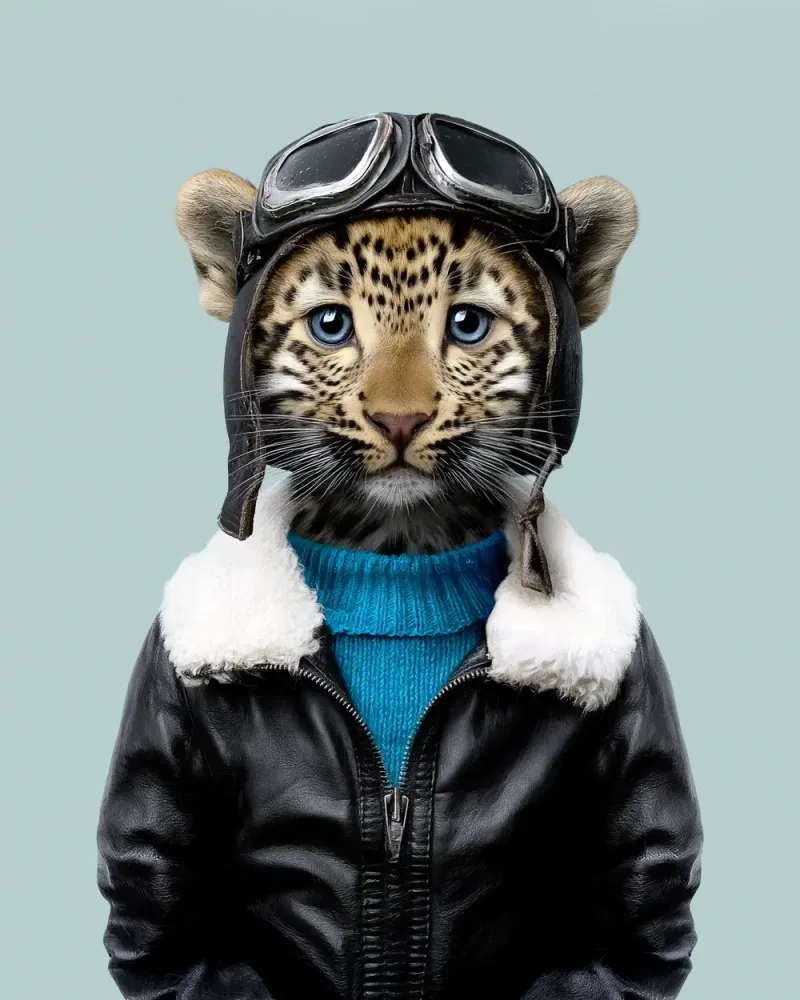 Jeong, Amur leopard — Animal Kinhood portrait by Yago Partal
