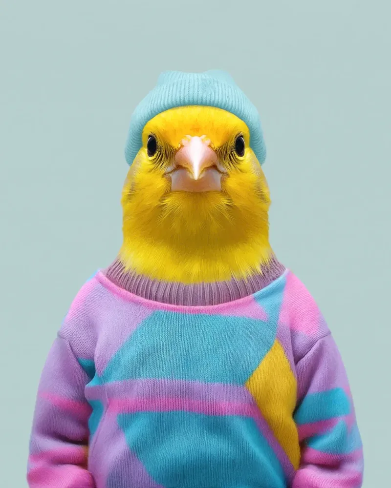 Yeray, Atlantic canary — Animal Kinhood portrait by Yago Partal