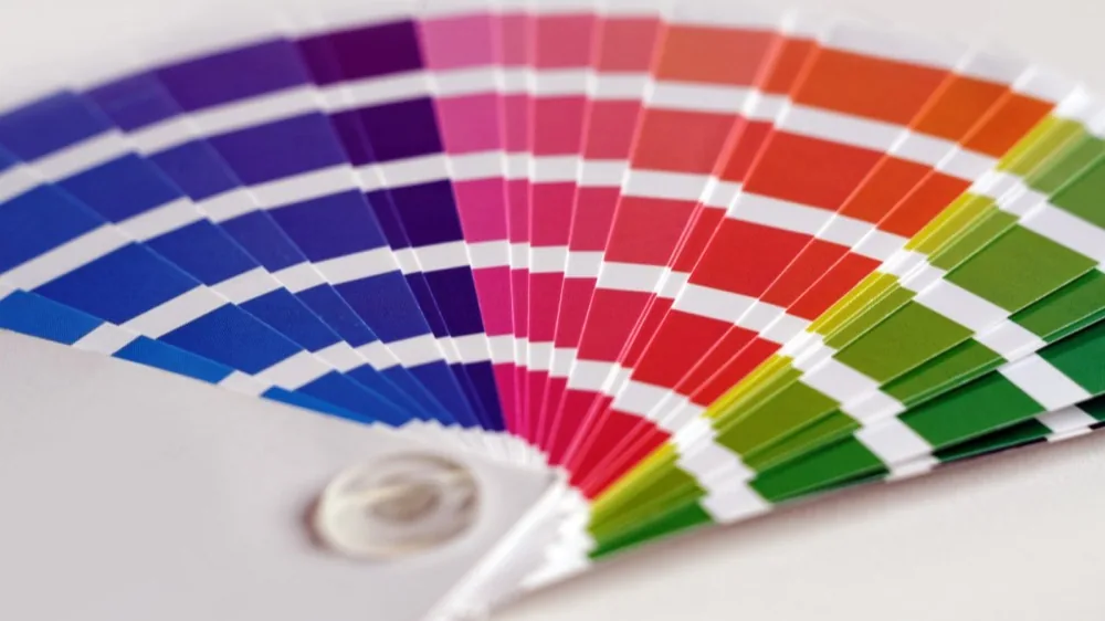 Color chart · pigment ink proofs on paper