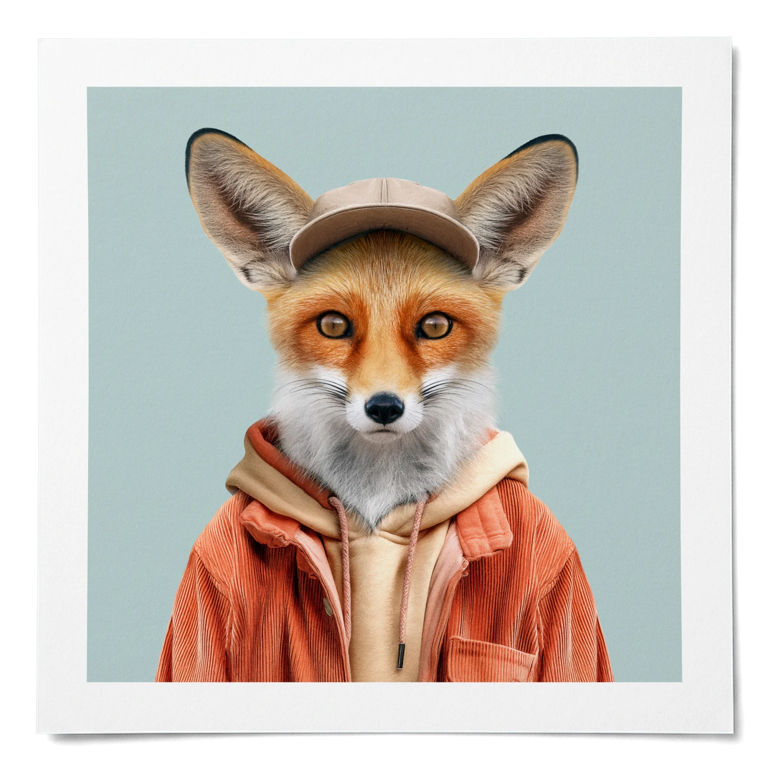 Faiz · Arabian red fox · Matte poster