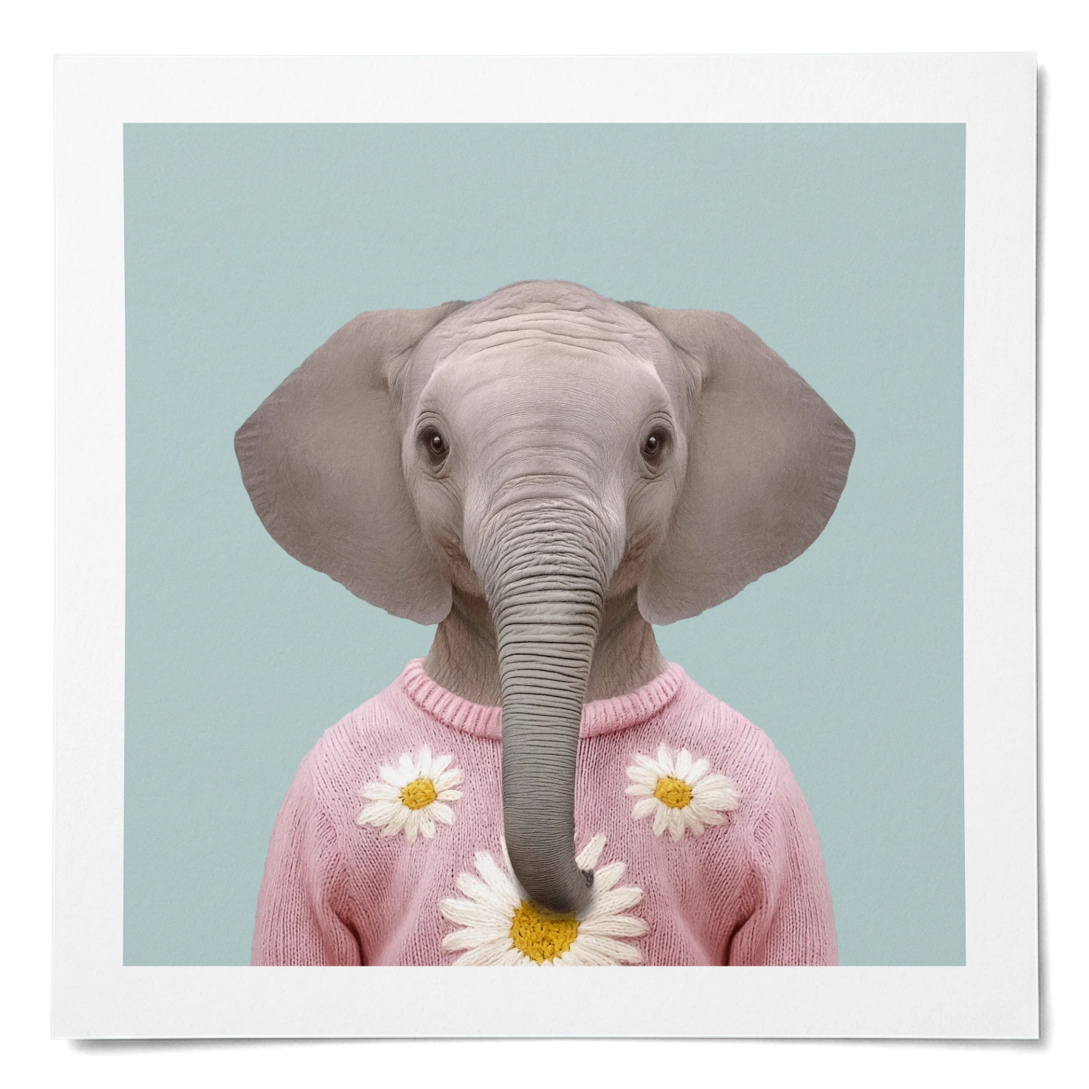Mansa · African bush elephant · Matte poster