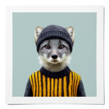 Otto · Arctic fox · Matte poster