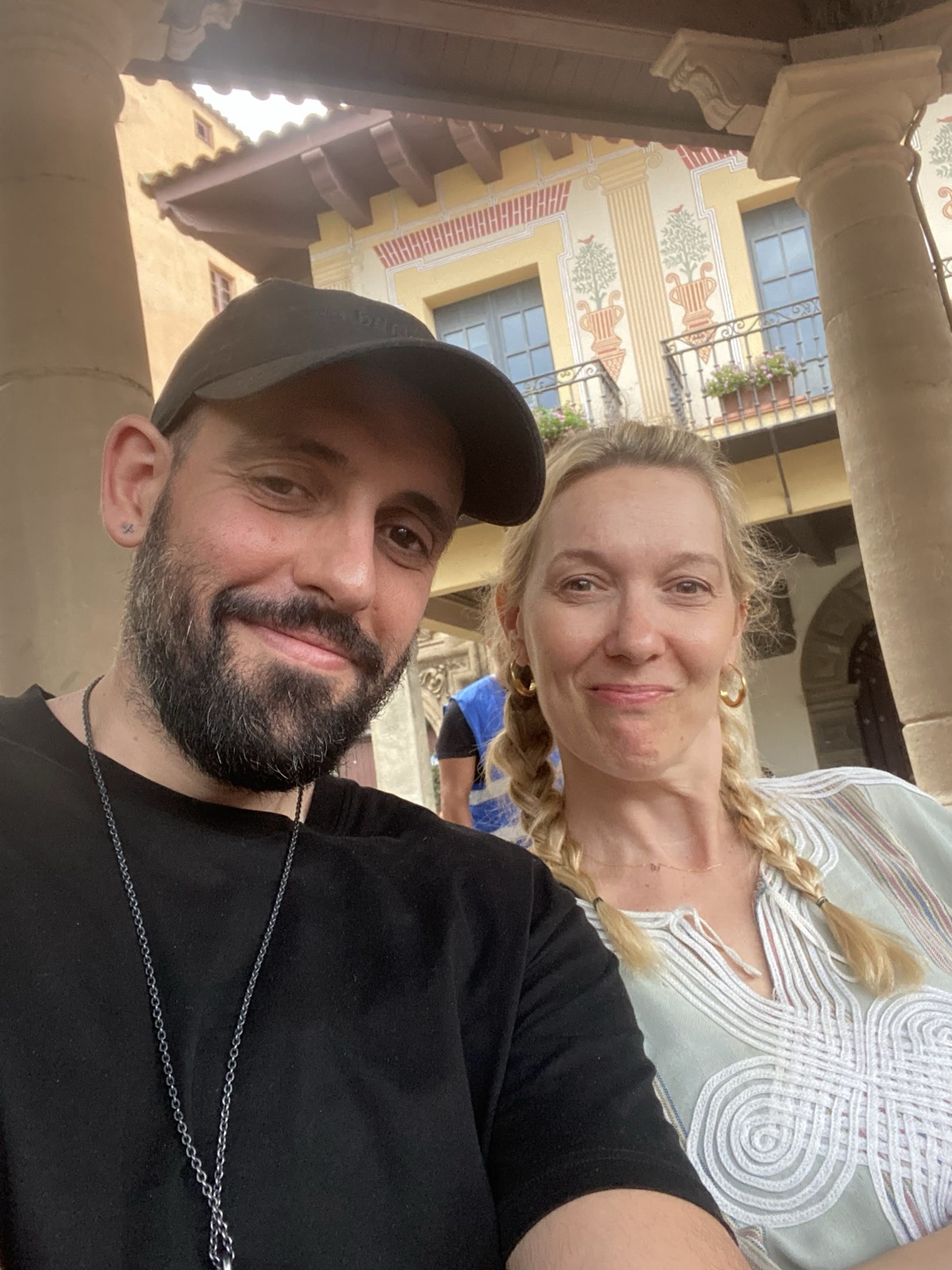 Yago Partal and Isabelle Bazsó in Barcelona