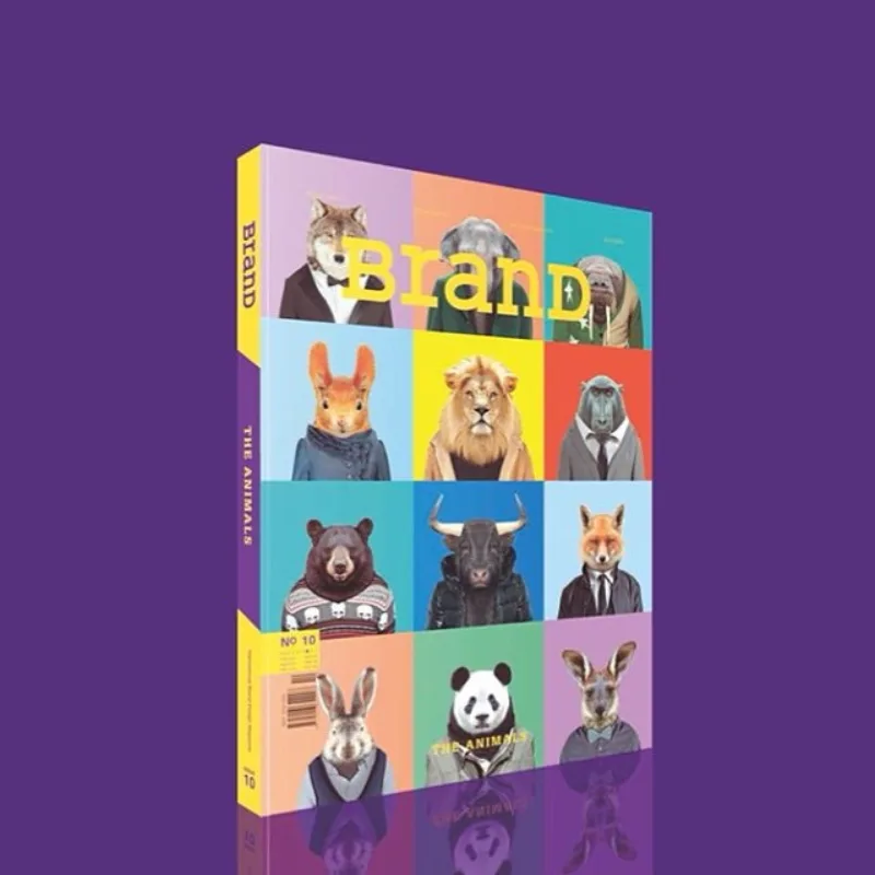 BranD Magazine · issue 10 'The Animals' · cover with Zoo Portraits grid